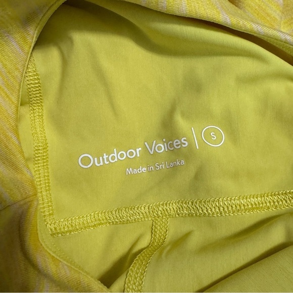 Outdoor Voices Tennis Dress Athletic Flow Circle Spring Fling Yellow Small - Picture 5 of 11